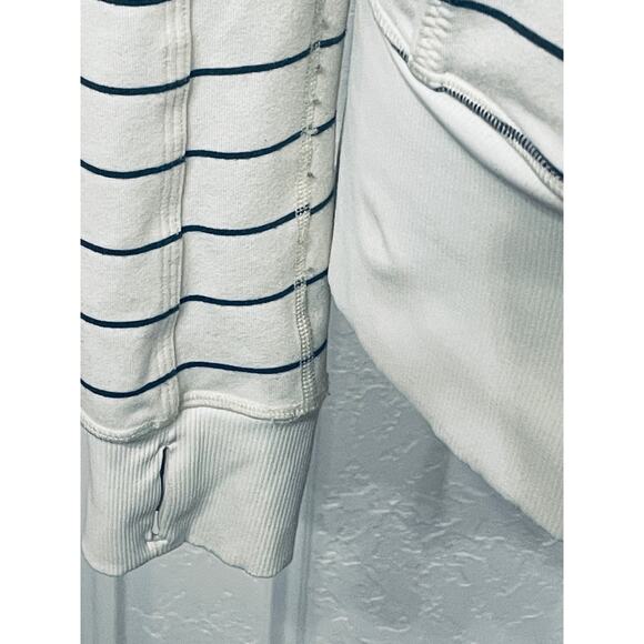 Lululemon Nice Asana Jacket Slalom Stripe Angel Wing / Angel Wing Size 8 - Picture 6 of 10